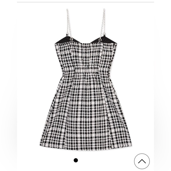 NEW! AIR SPACE Small Bead Buttons Mini Dress (Black) - Picture 7 of 9